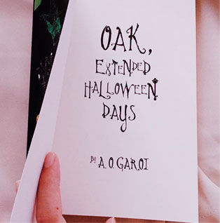 OAK, Extended Halloween Days Paperback Interior